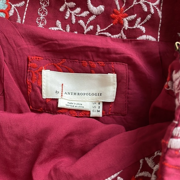 Embroidered Ruffle Mini Skirt - Picture 5 of 6